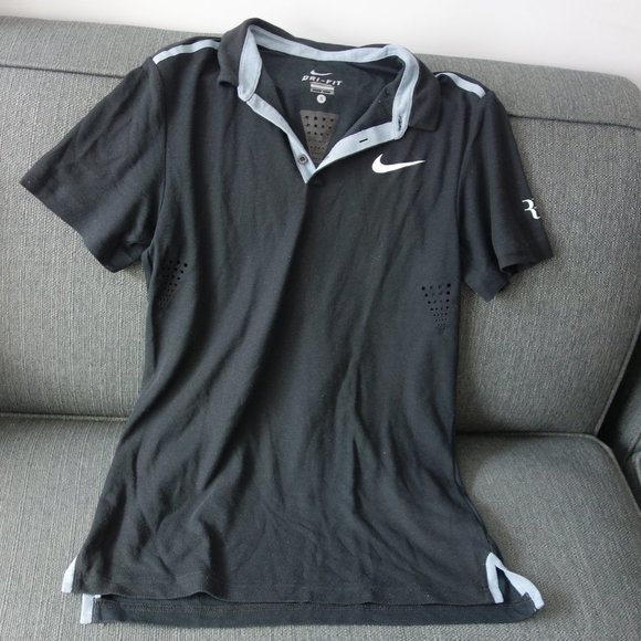 Nike RF (Roger Federer) Dri-Fit Tennis Polo Size S - Picture 1 of 6